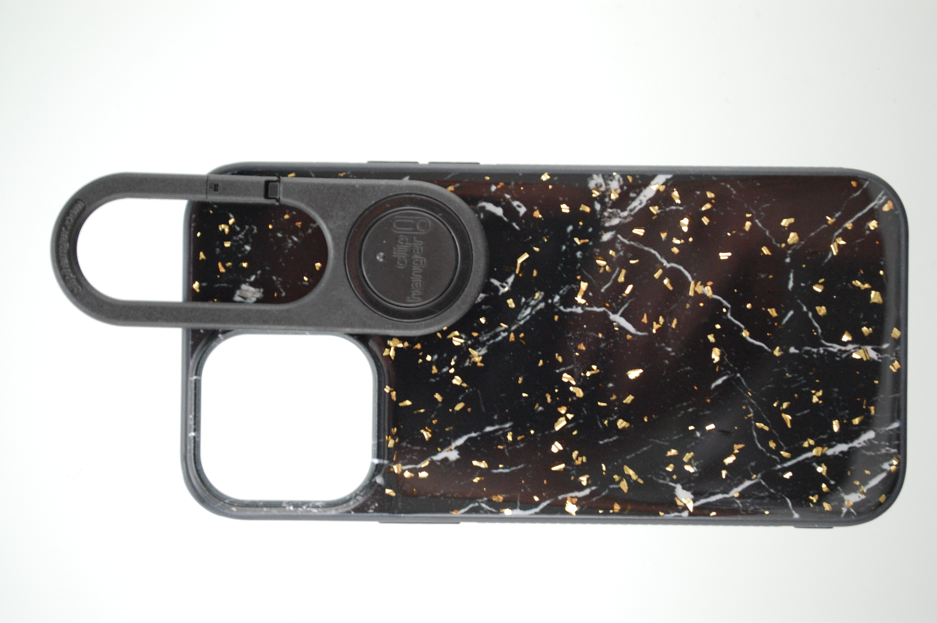 Pro Case - Apple iPhone 13 Pro Max Black Marble with Gold Flakes