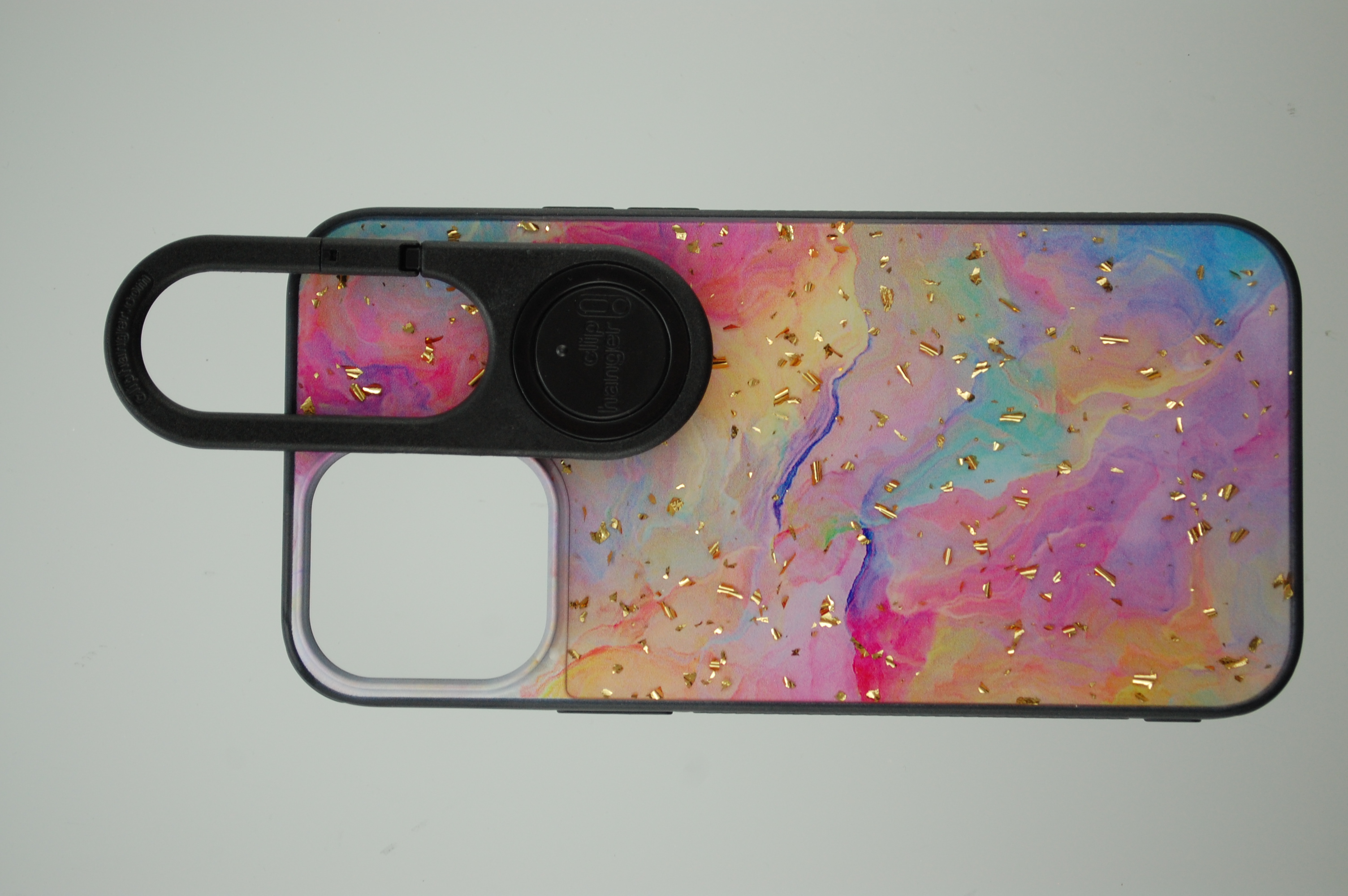 Pro Case - Apple iPhone 13 Pro Max Rainbow Marble with Gold Flakes