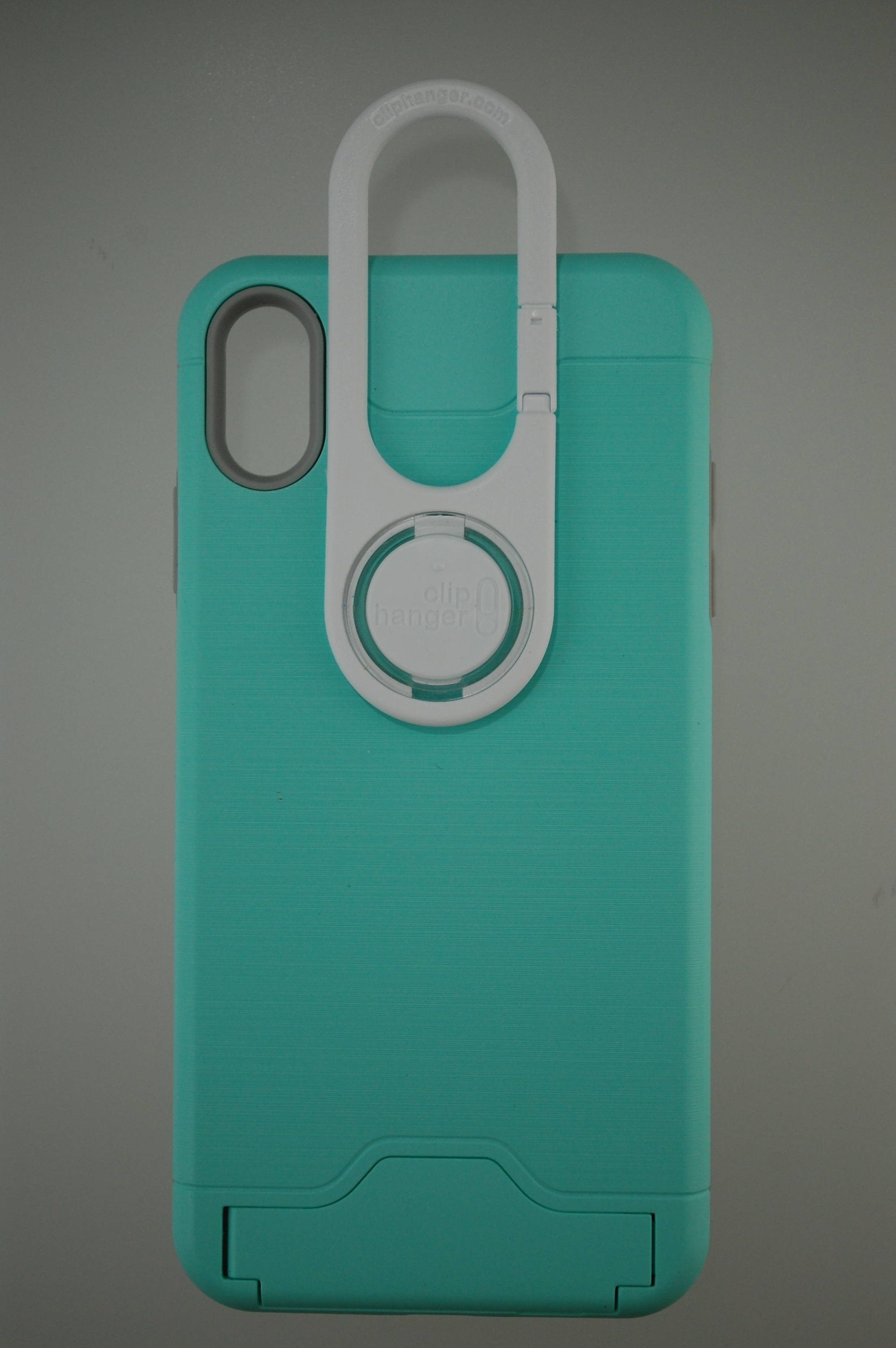 Pro Case - Apple iPhone XS Max Brushed Mint with Card Holder and Kick Stand