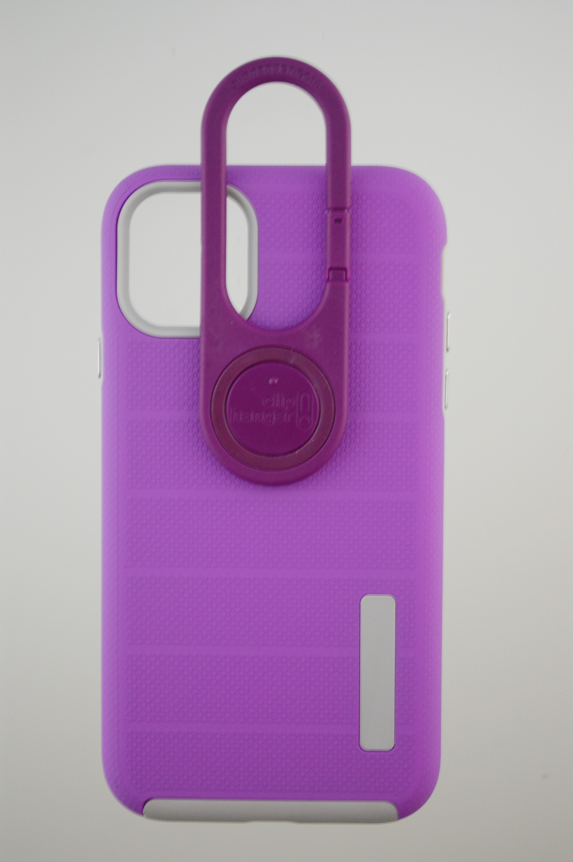 Pro Case - Apple iPhone 11 Pro Max Purple Shockproof rubber texture with grey liner