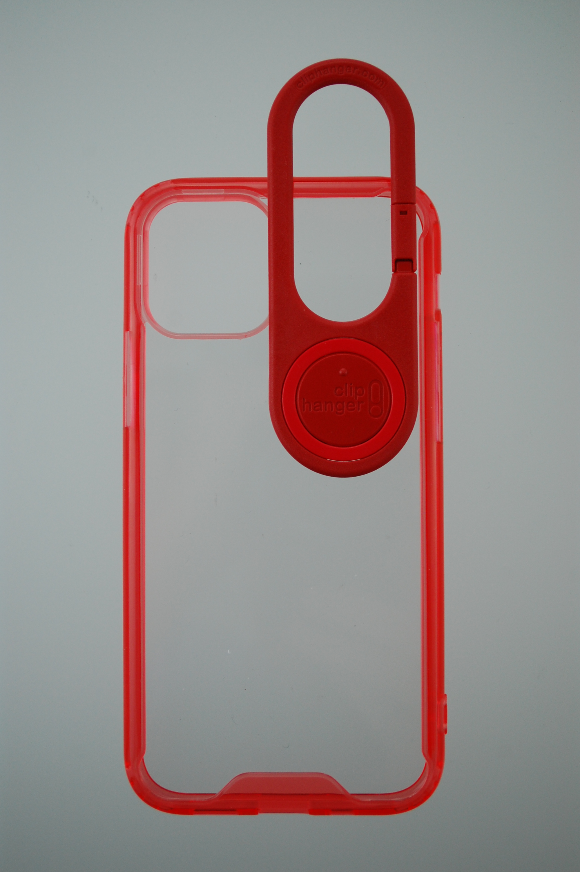Pro Case - Apple iPhone 12/12 Pro Clear with Red edge and air cushion corners