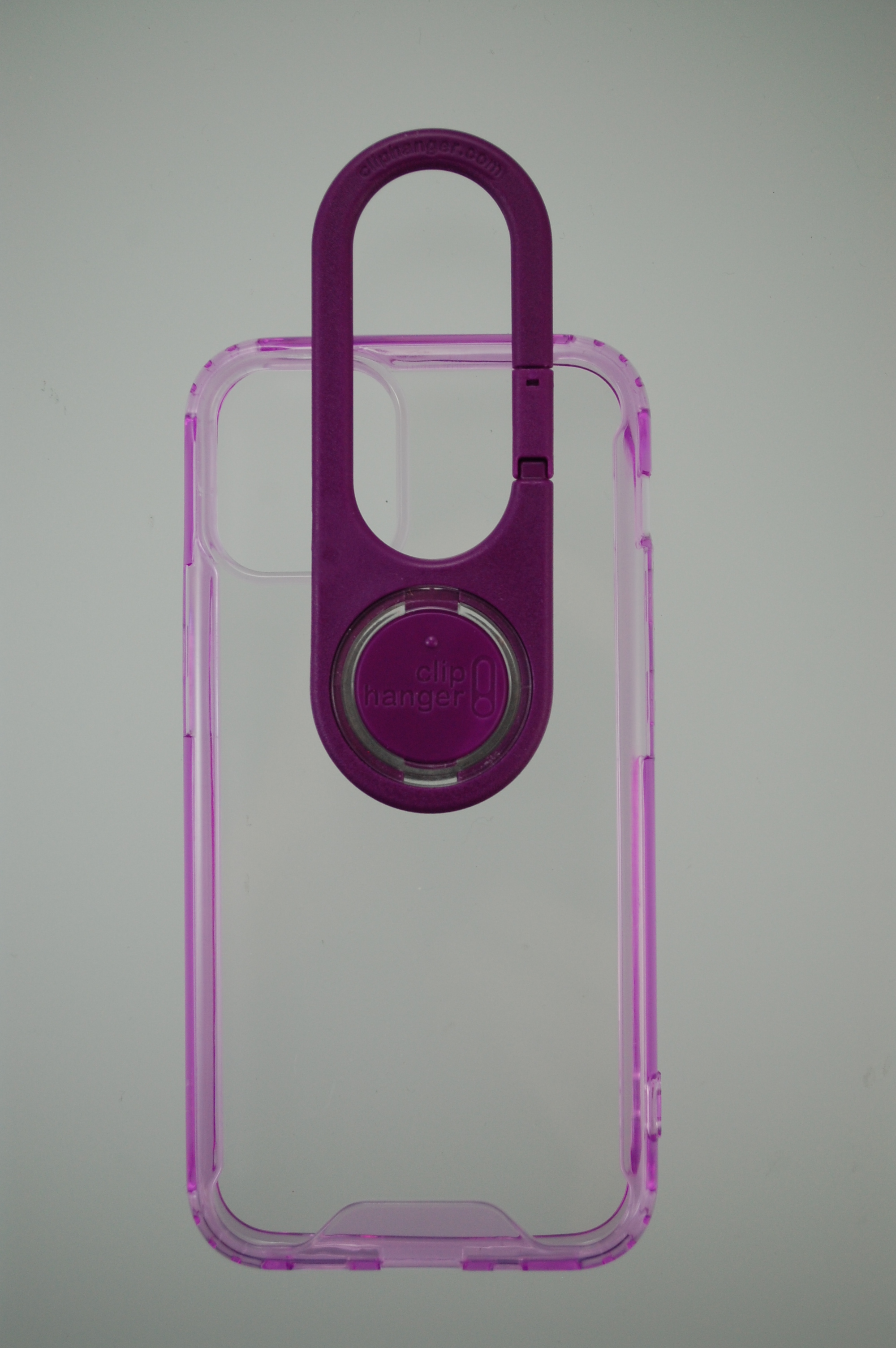 Pro Case - Apple iPhone 12 Mini Clear with  Purple edge and air cushion corners