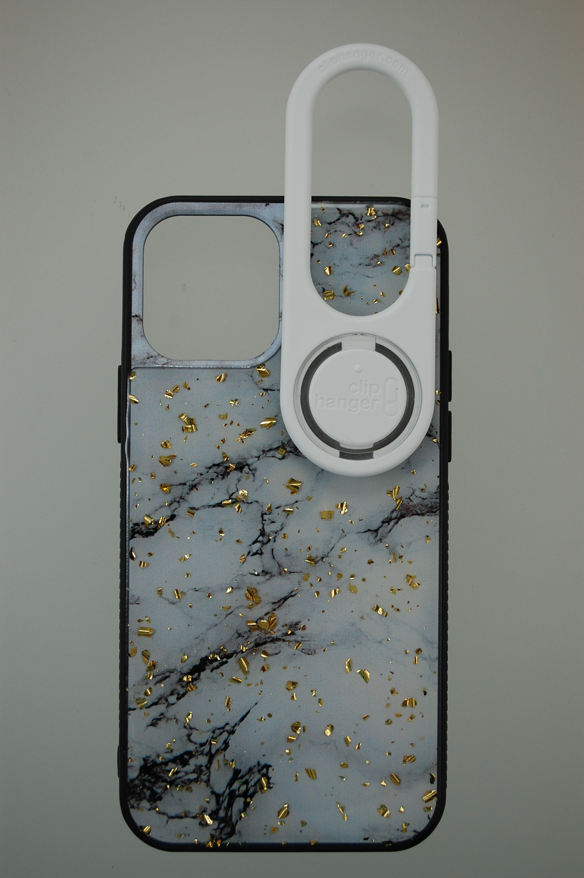 Pro Case - Apple iPhone 12/12 Pro White Marble with Gold Flakes
