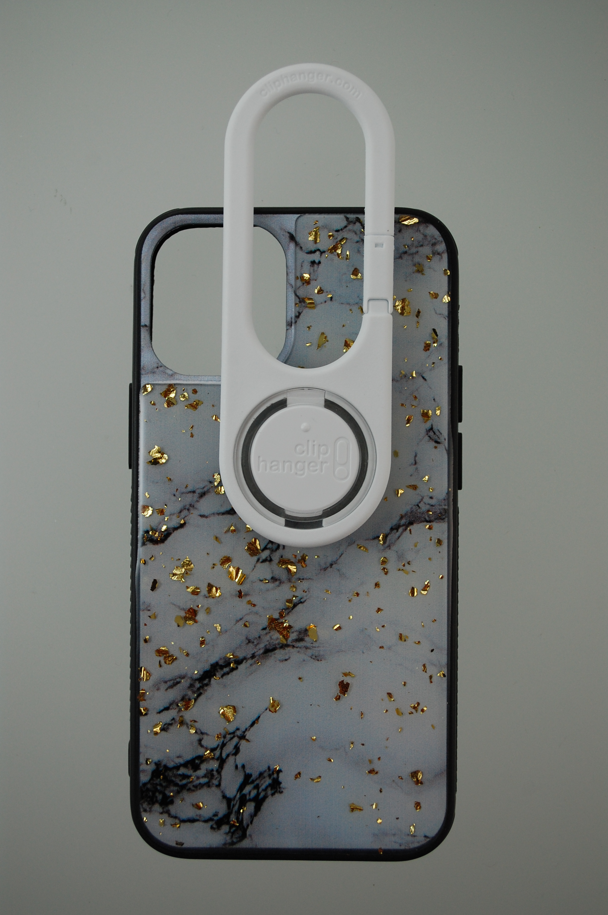 Pro Case - Apple iPhone 12 Mini White Marble with Gold Flakes