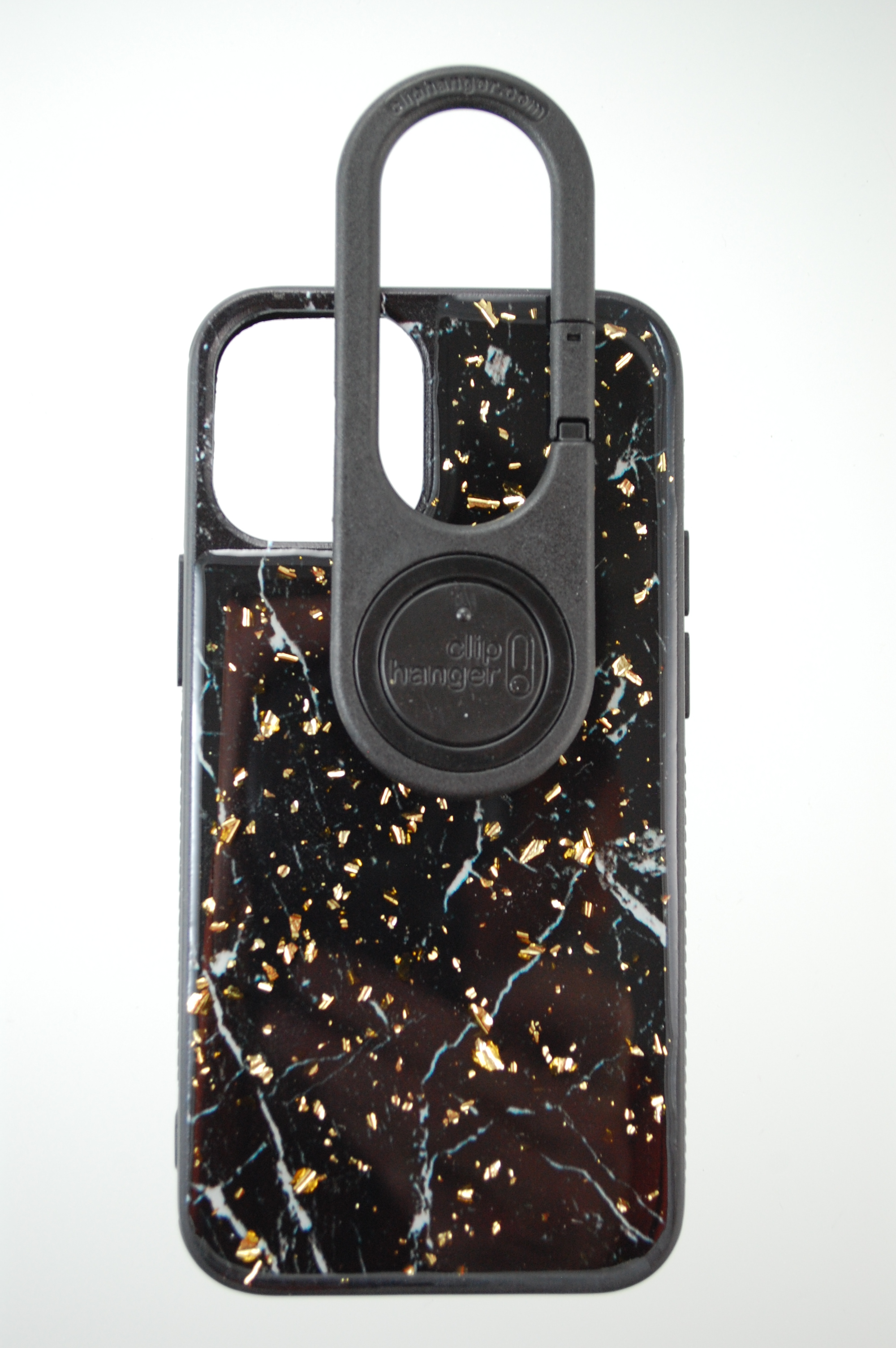 Pro Case - Apple iPhone 12 Mini Black Marble with Gold Flakes