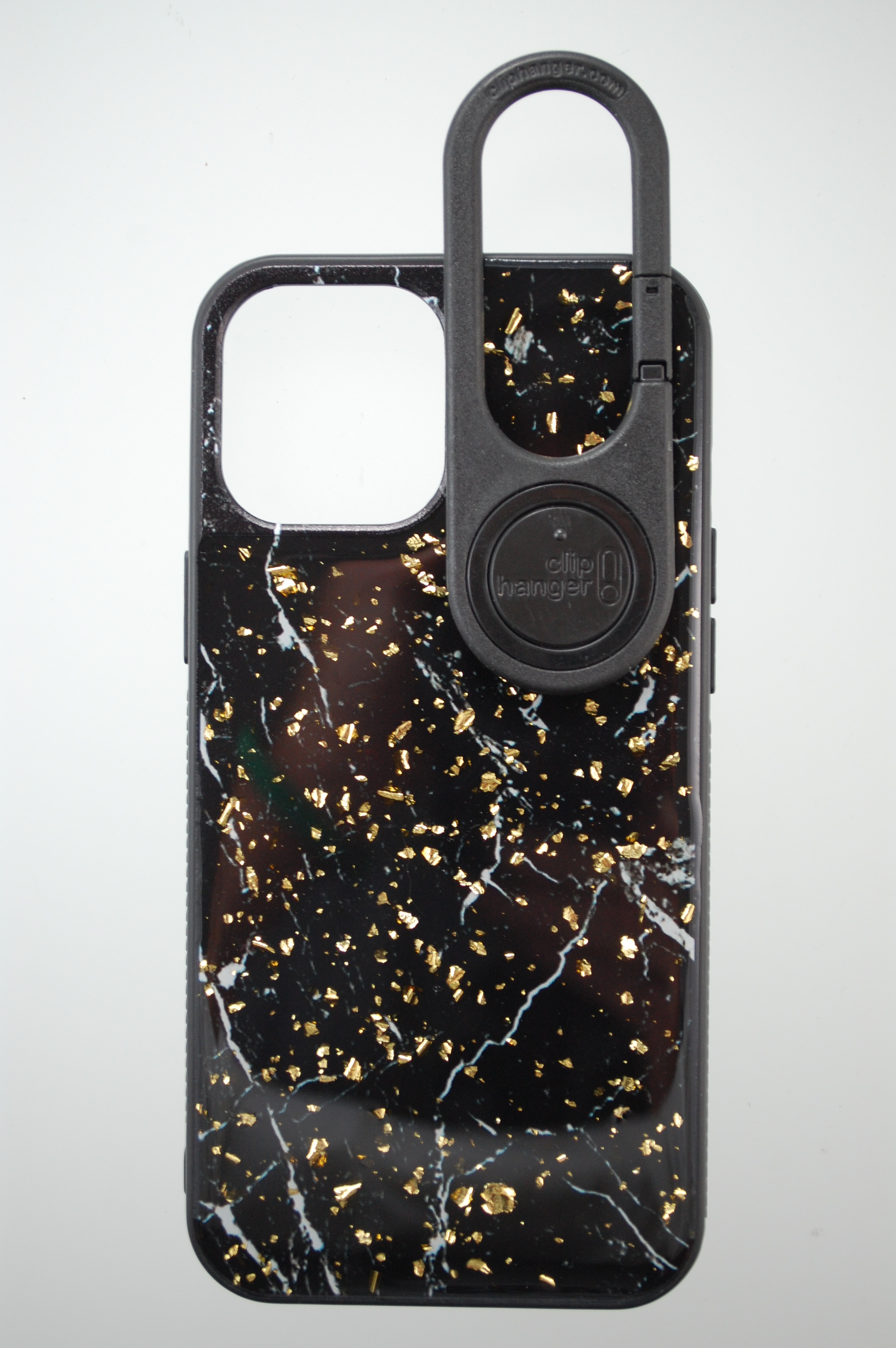 Pro Case - Apple iPhone 12 Pro Max Black Marble with Gold Flakes