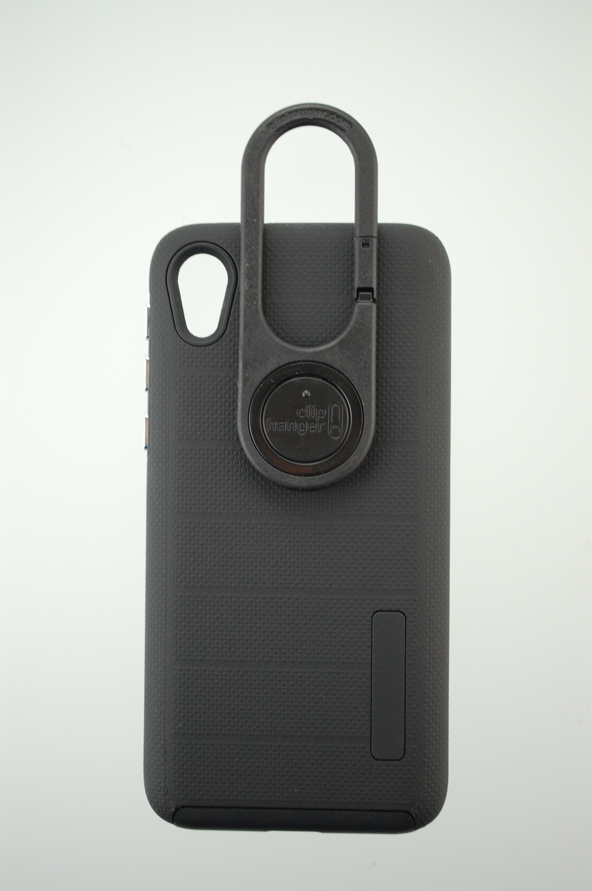 Pro Case - Motorola E6 Shockproof  Black with rubber texture and black liner