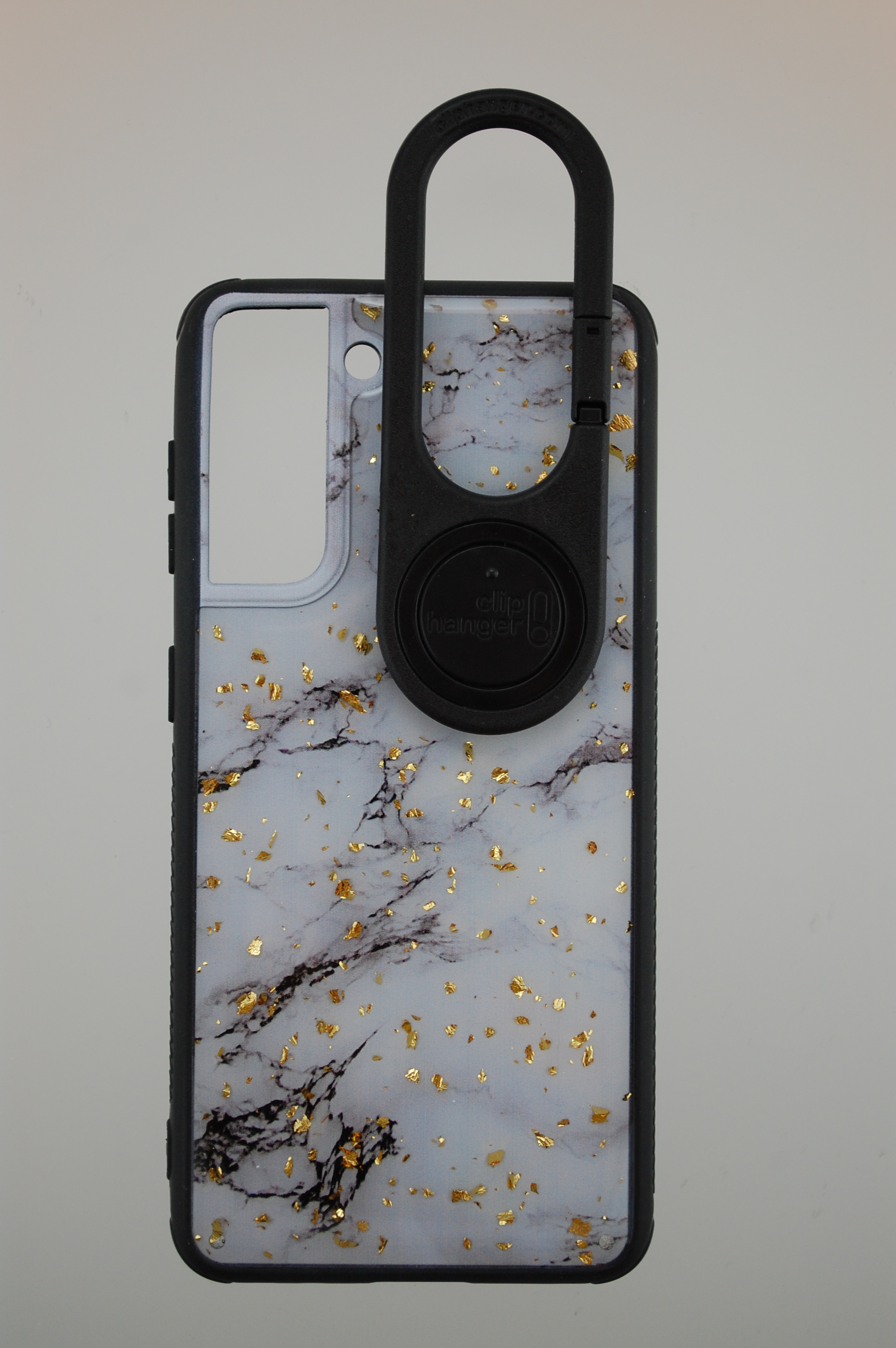 Pro Case - Samsung GalaxyS21 White Marble with Gold Flakes
