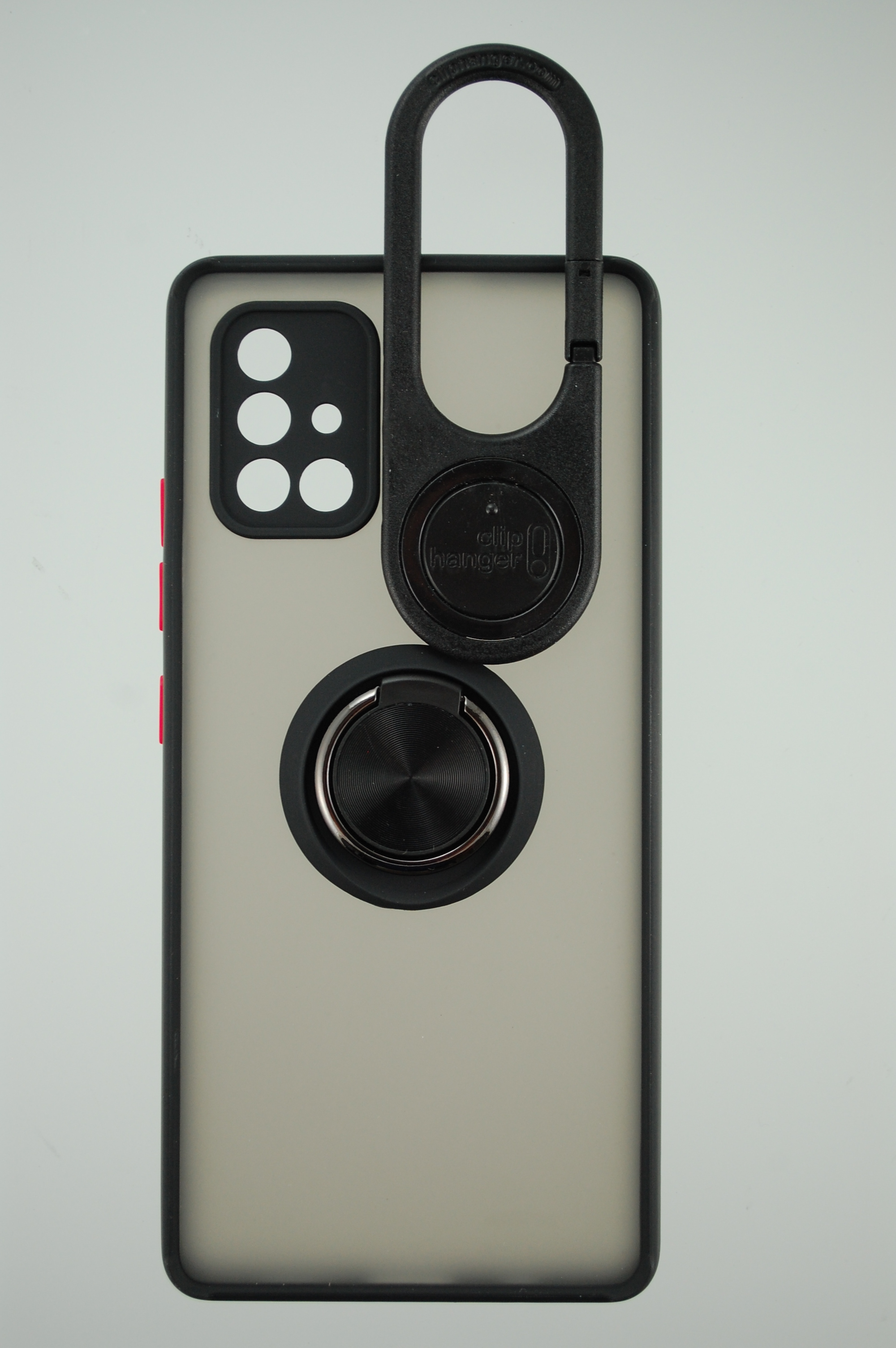 Pro Case - Samsung Galaxy A71 5G Smoke Translucent with black border