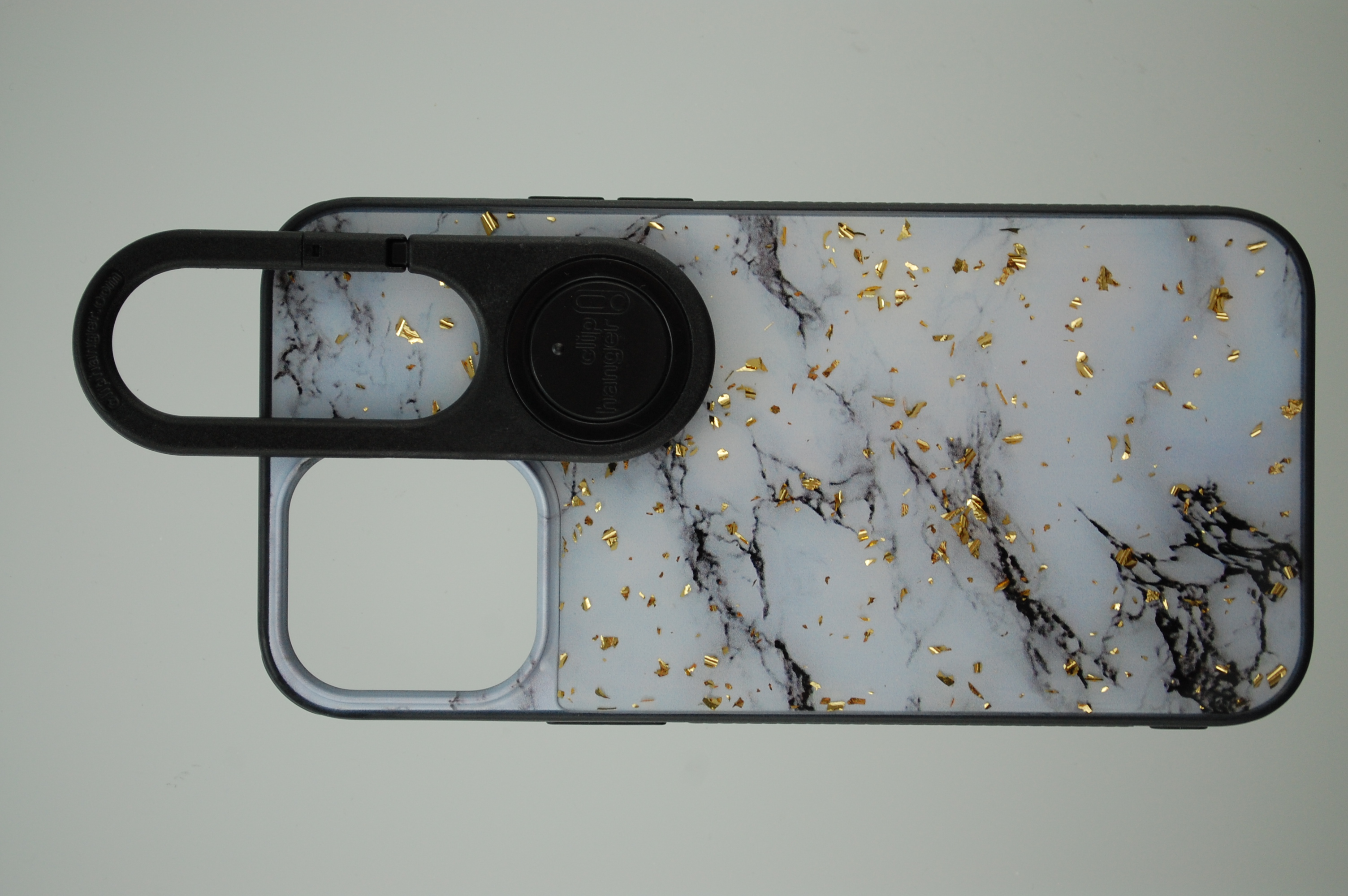 Pro Case - Apple iPhone 13 Pro Max White Marble with Gold Flakes