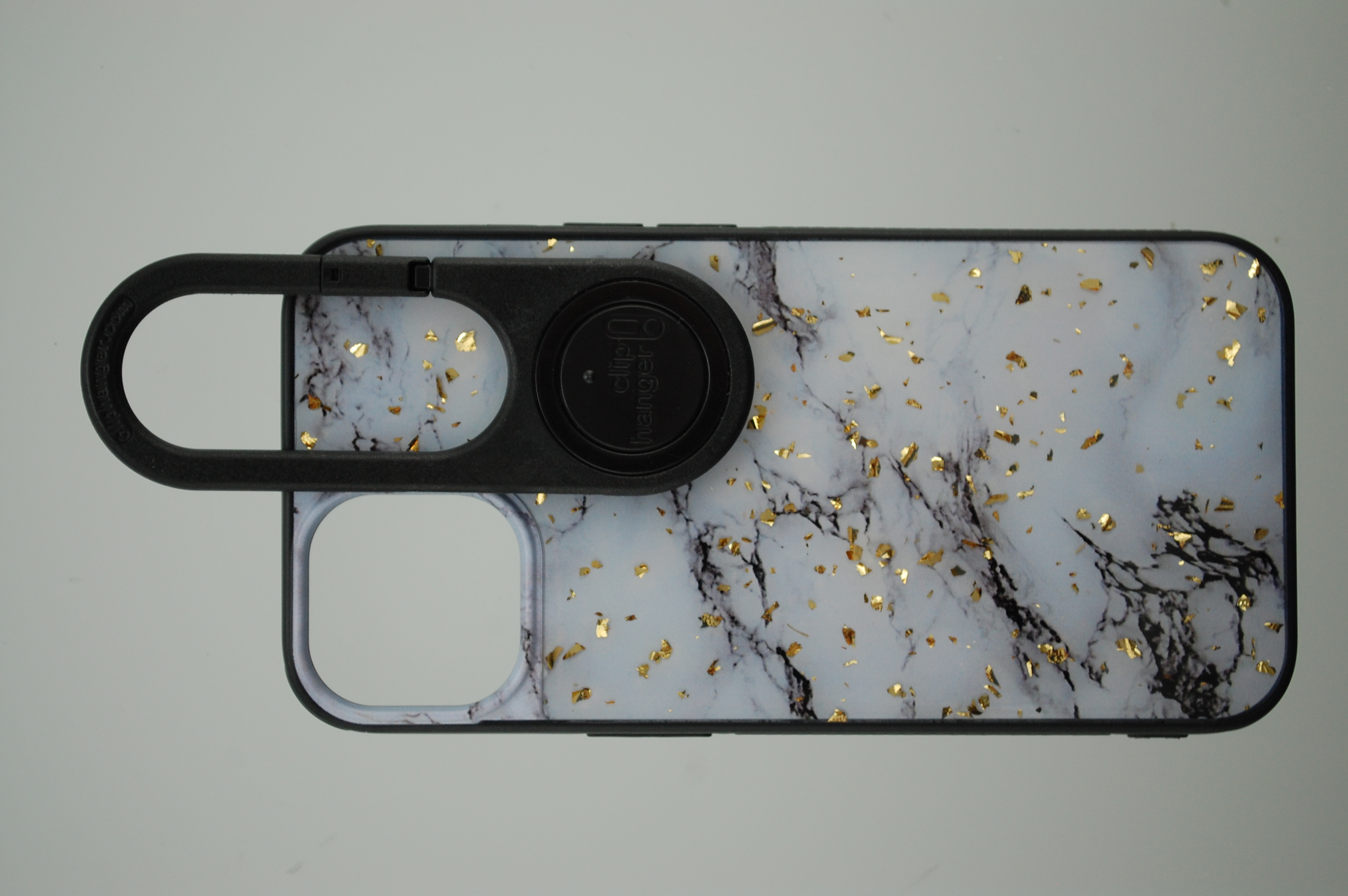Pro Case - Apple iPhone 17e / 16E / SE4 / iPhone 13 / iPhone 14 White Marble with Gold Flakes