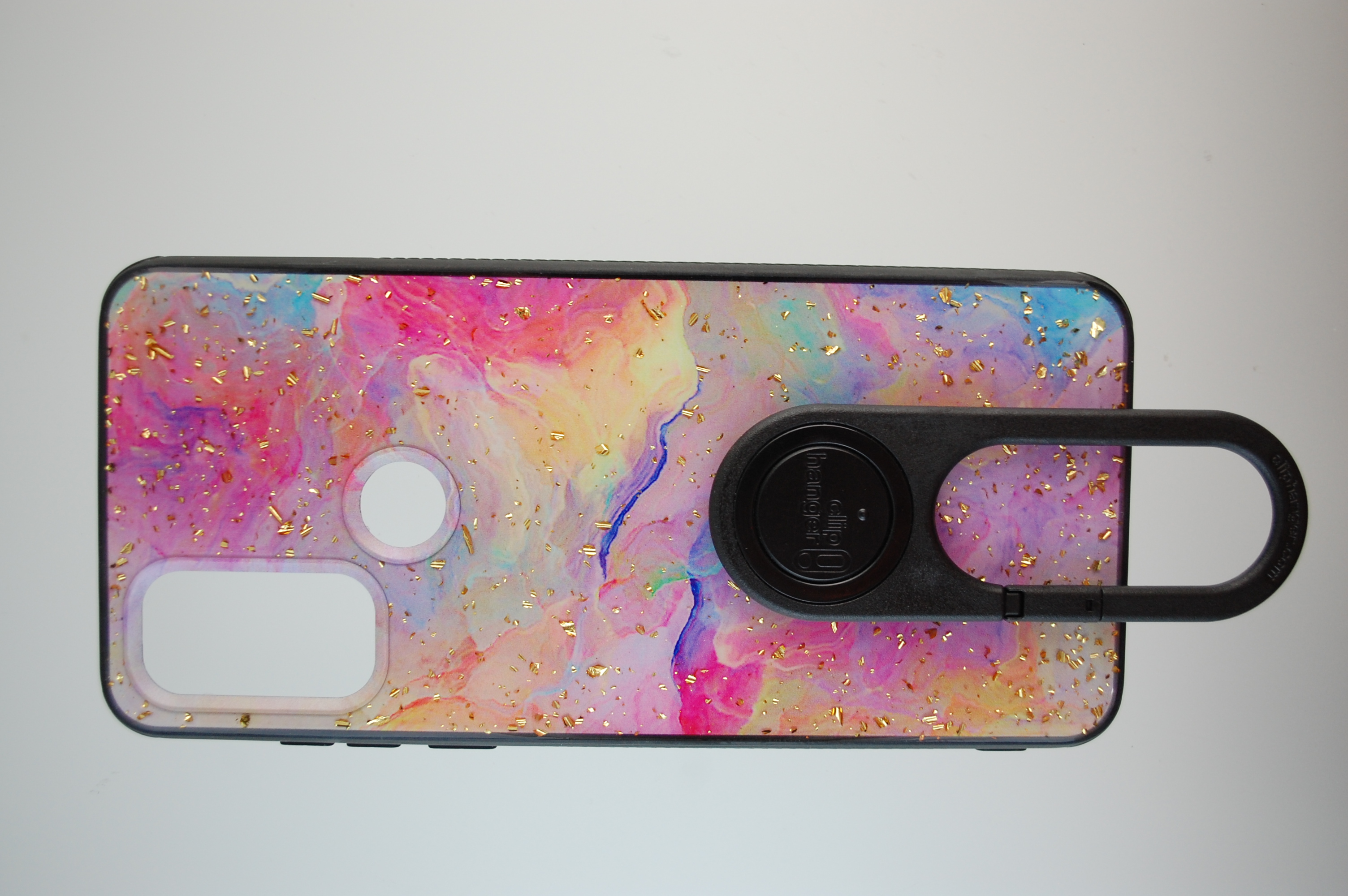 Pro Case - Motorola G Pure / G Power 2022 Rainbow Marble with Gold Flakes