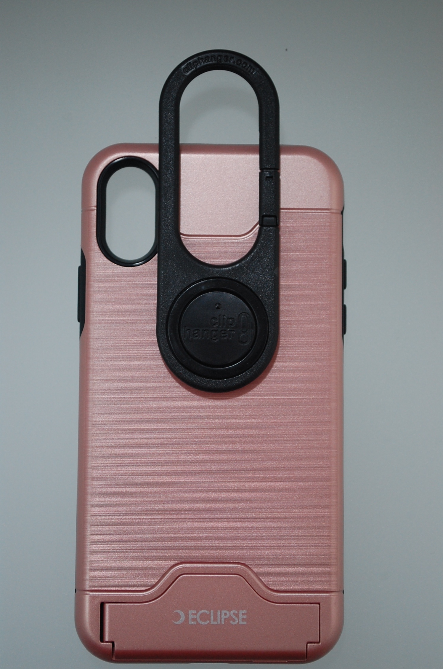 Pro Case - Apple iPhone X, XS Brushed Rose Gold with Card holder and Kick Stand