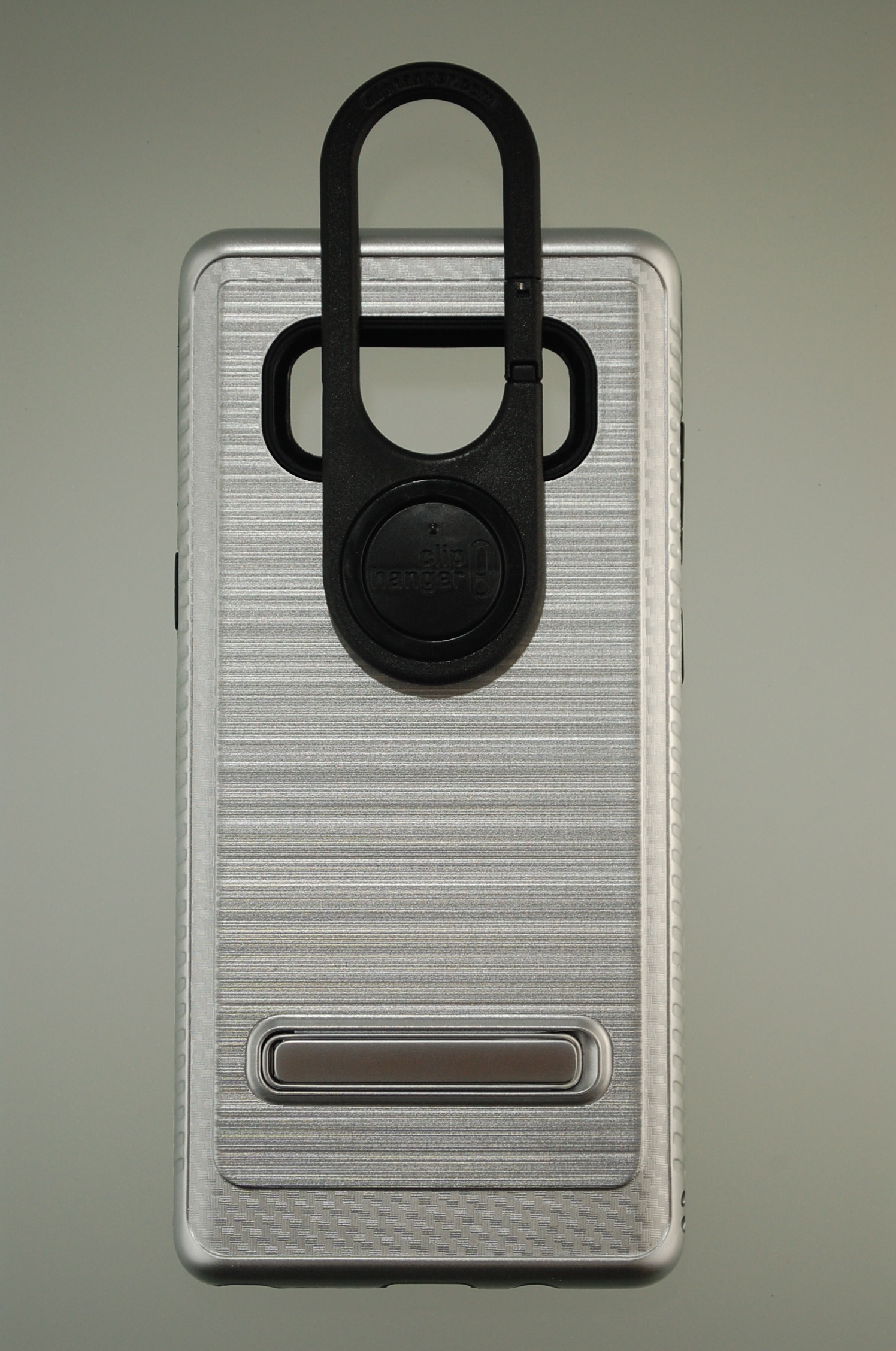 Pro Case - Samsung Galaxy Note 8 Brushed Silver with Kick Stand