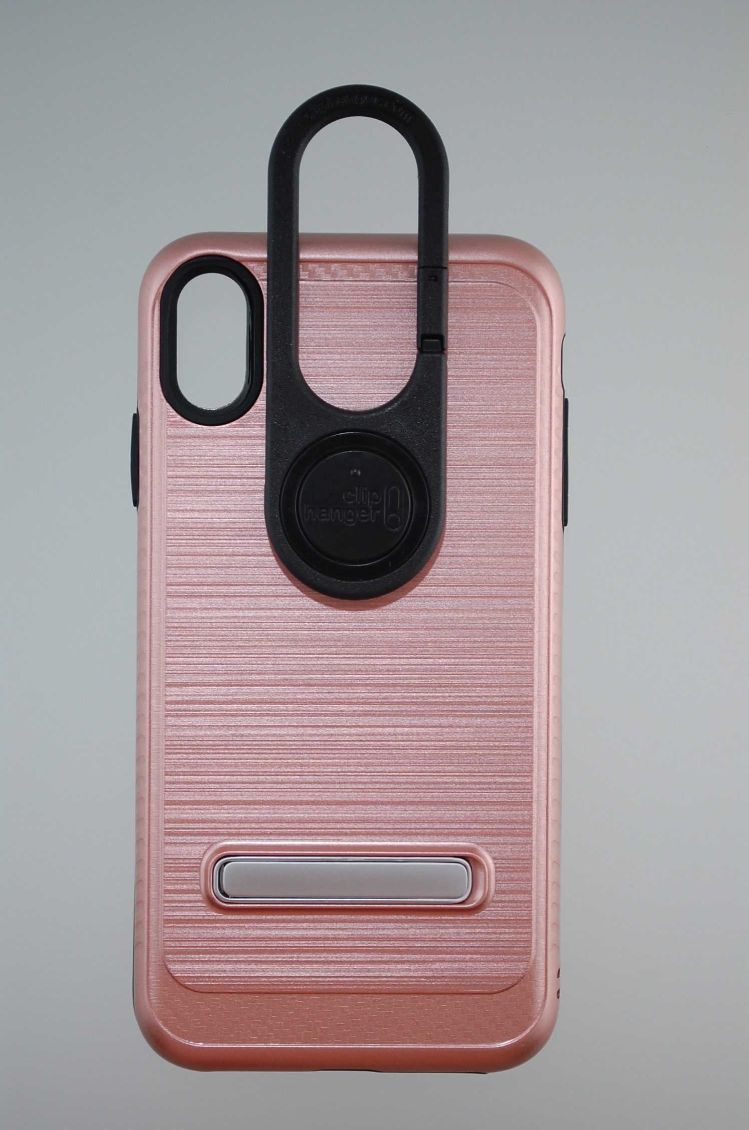 Pro Case - Apple iPhone XS Max Brushed Rose Gold with Kick Stand