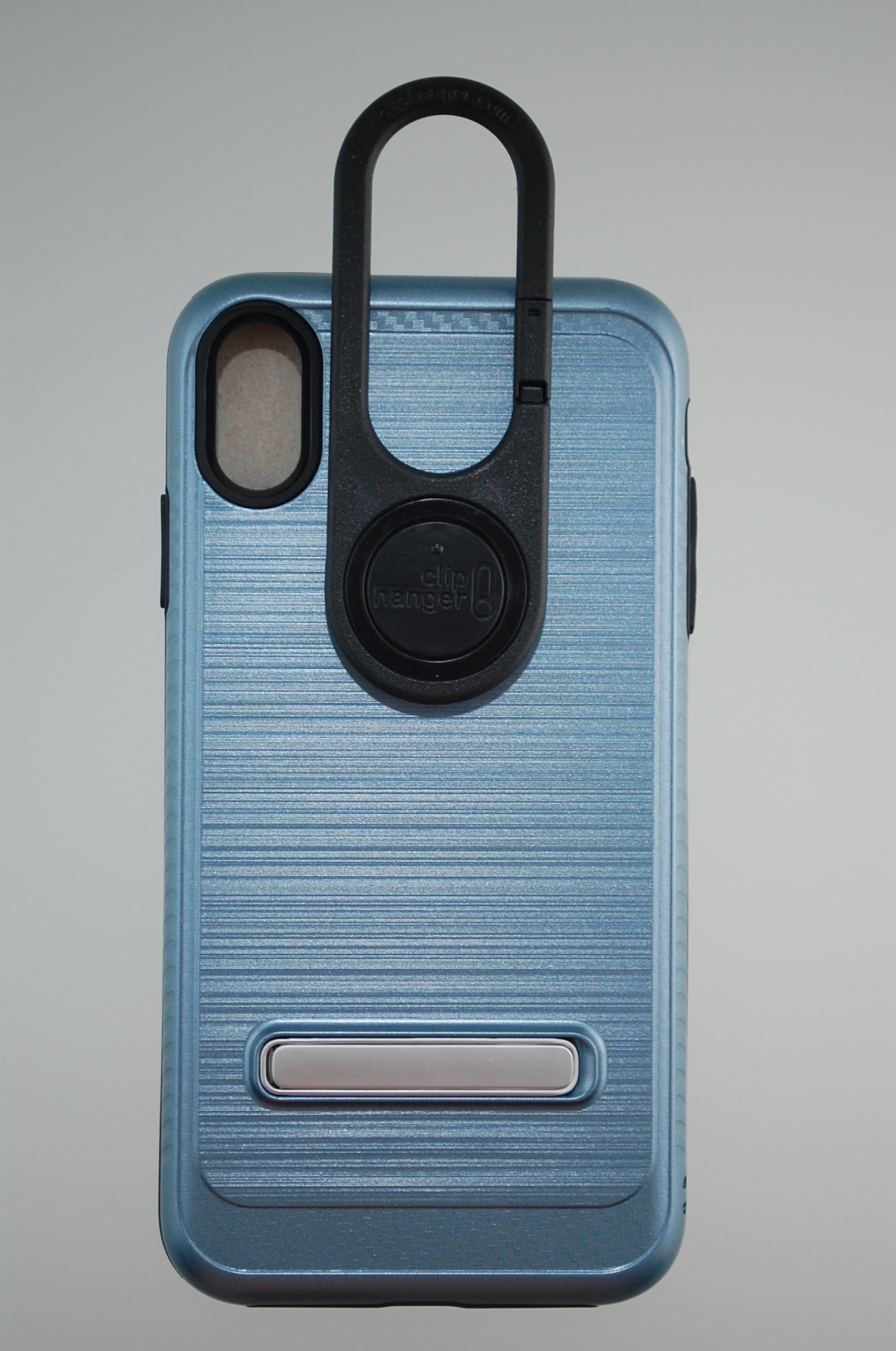 Pro Case - Apple iPhone XS Max Brushed Blue with Kick Stand