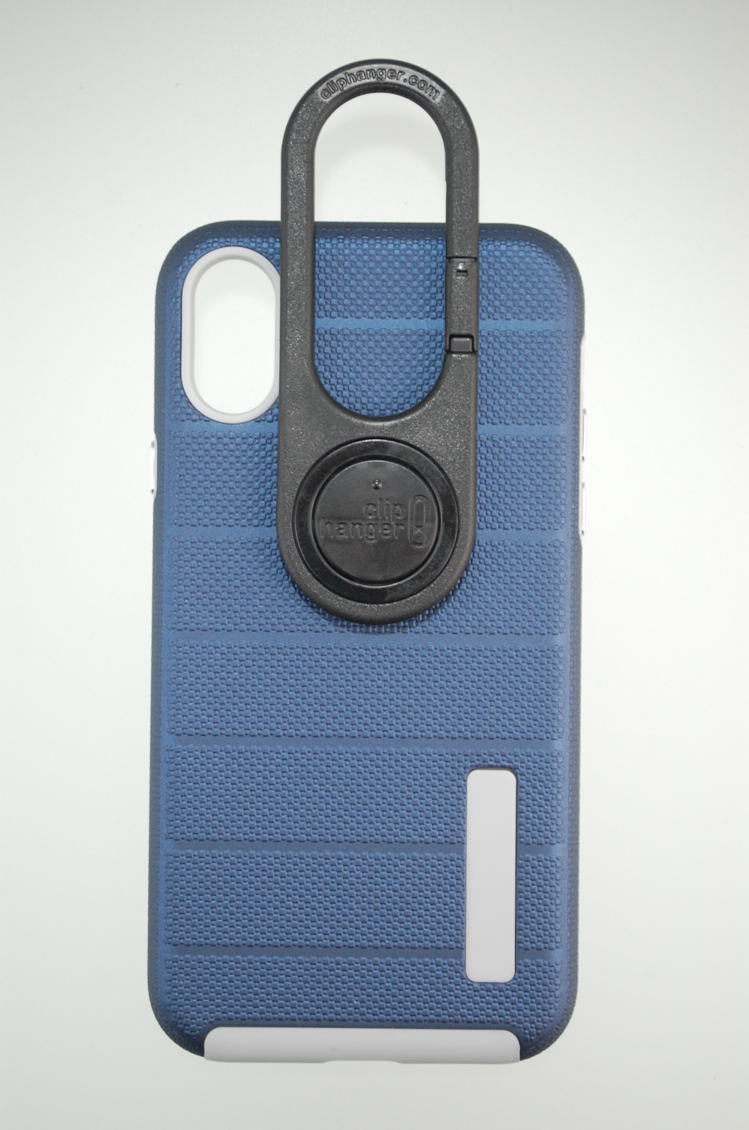 Pro Case - Apple iPhone X, XS Shockproof Blue Rubber Finish with Grey Liner