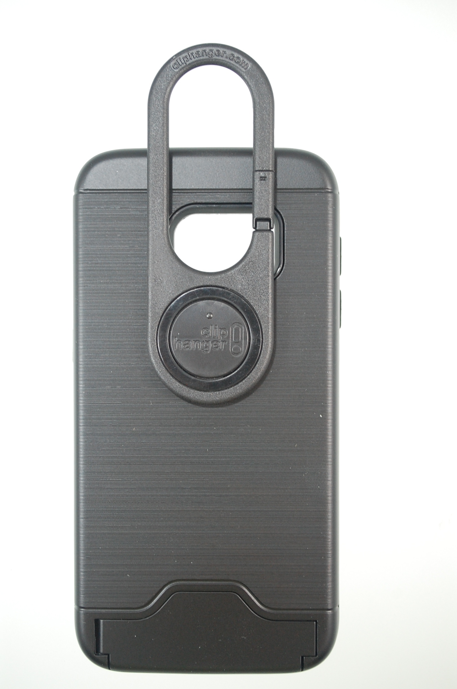 **New** Pro Case - Samsung Galaxy S7 Brushed Black with Card holder and Kick Stand