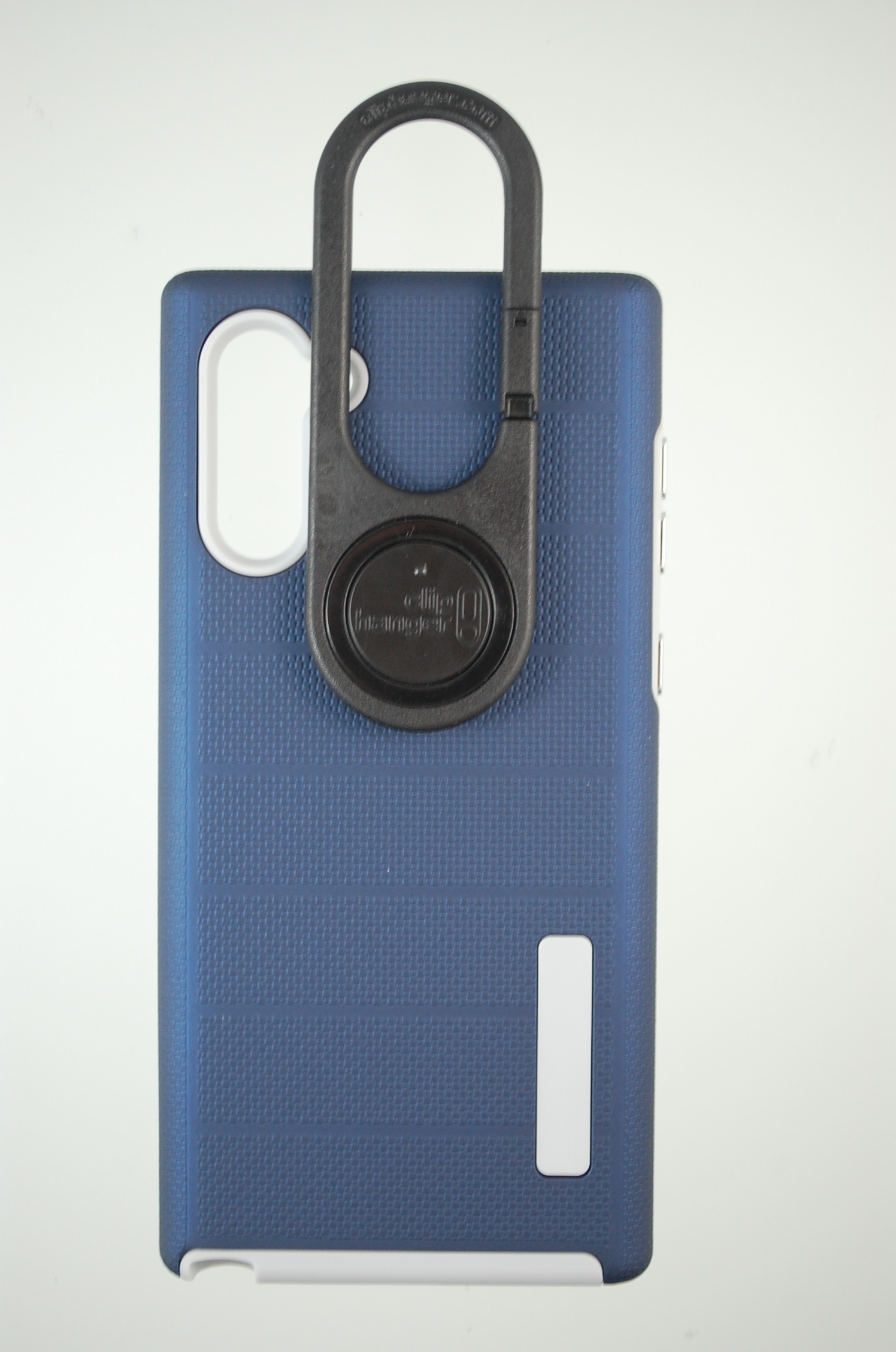 Pro Case - Samsung Galaxy Note10 Navy Blue Rubber Finish with ShockProof Grey Liner